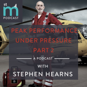Podcast cover - peak performance under pressure